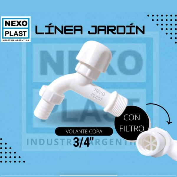 Canilla 3/4 Plástica Nexoplast