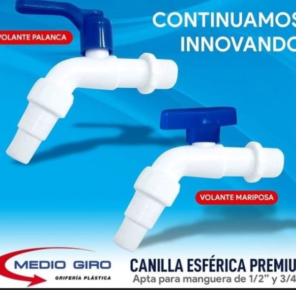 Canilla Plástica "Medio Giro" 1/2
