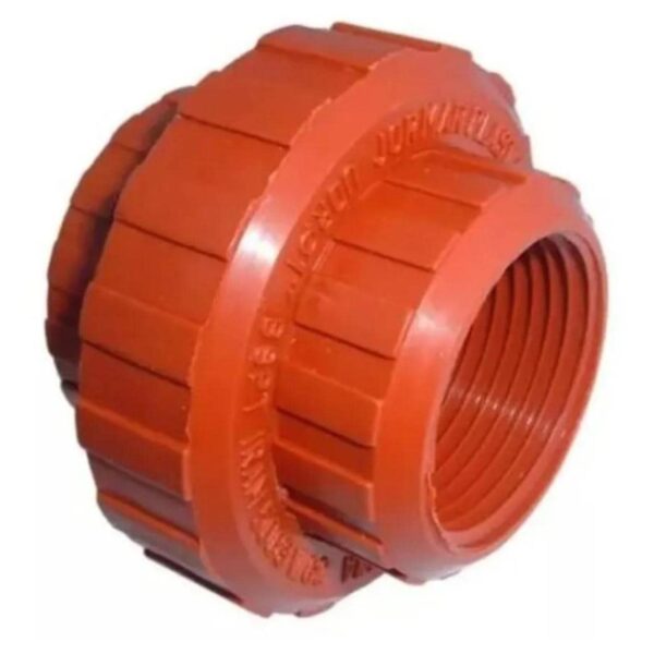 Unión Doble Roscada Marrón